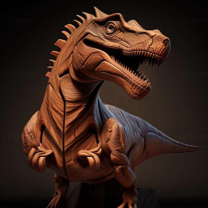 3D model Machairasaurus (STL)